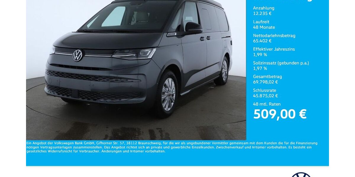 VW T7 California 8.133 km 77.330 &euro; Dortmund 44379