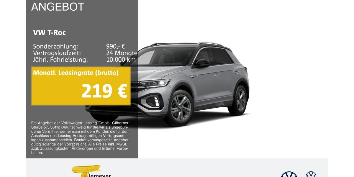VW T-Roc 25.955 km 28.790 &euro; Castrop-Rauxel 44575