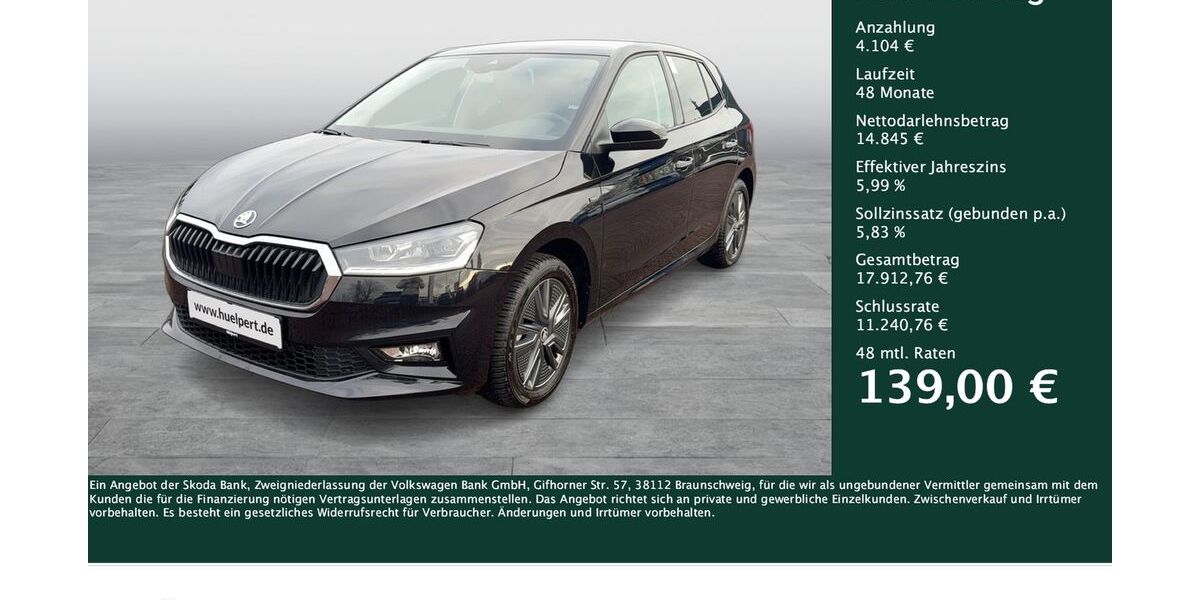 Skoda Fabia 21.081 km 18.751 &euro; Dortmund 44309