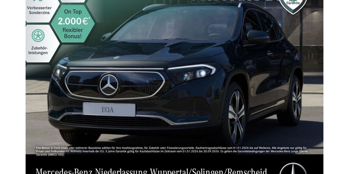 Mercedes-Benz EQA 36.970 km 28.890 &euro; Wuppertal 42115