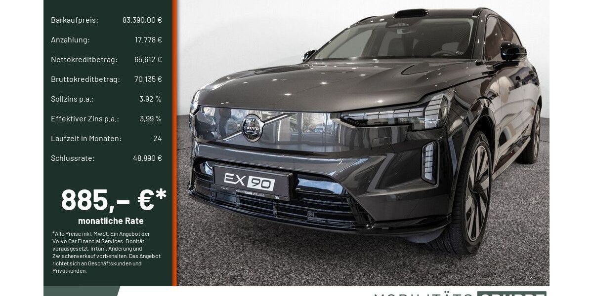 Volvo EX90 1.500 km 83.390 &euro; Remscheid 42855