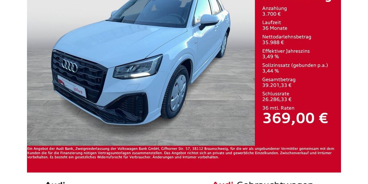 Audi Q2 4.652 km 37.188 &euro; Dortmund 44143