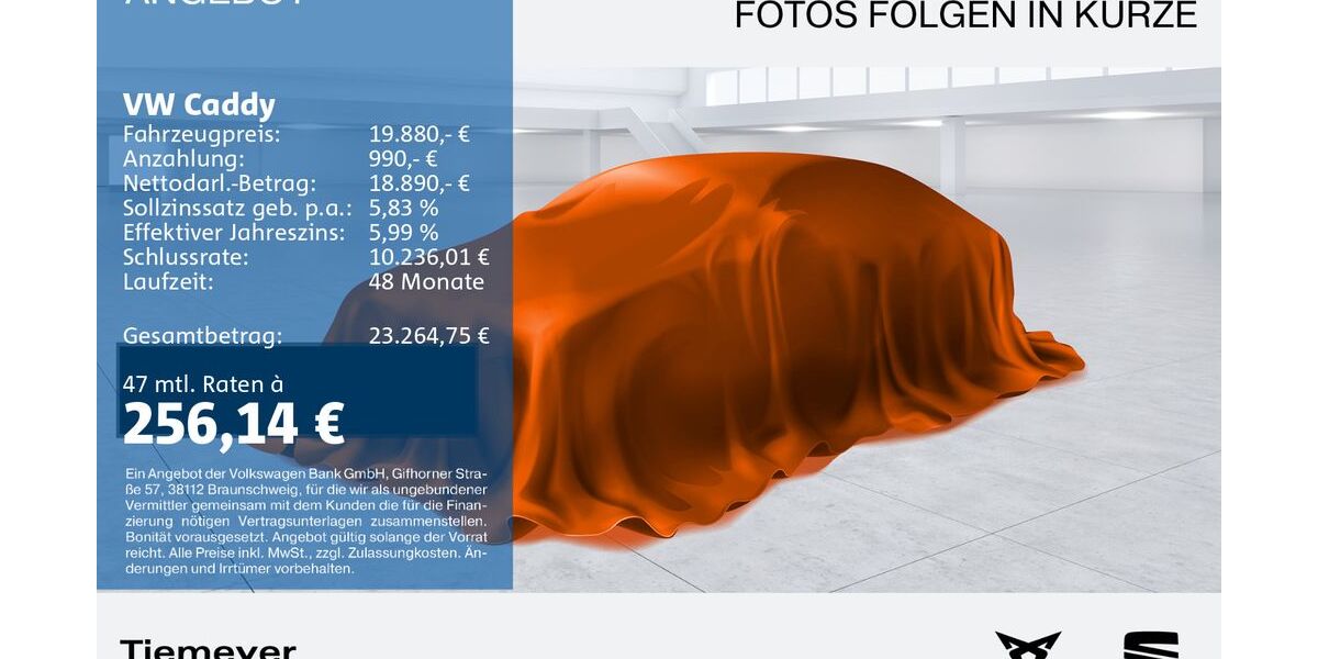 VW Caddy 55.005 km 19.970 &euro; Hemer 58675