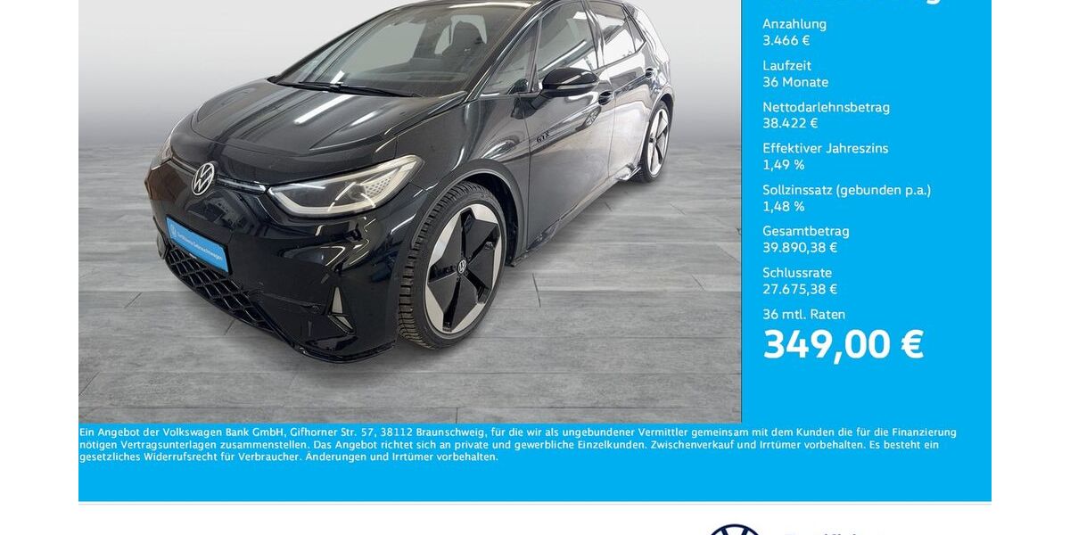 VW ID.3 5.418 km 41.888 &euro; Dortmund 44141