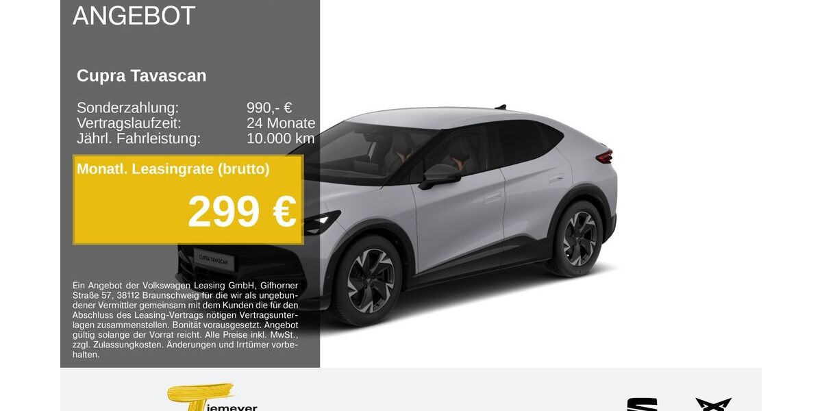 Cupra Tavascan 22.505 km 38.220 &euro; Hemer 58675