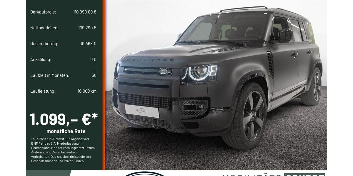 Land Rover Defender 6.500 km 110.990 &euro; Lüdenscheid 58507