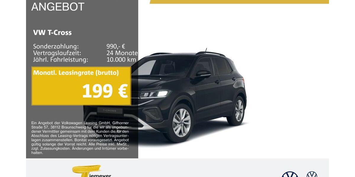 VW T-Cross 20.399 km 23.790 &euro; Castrop-Rauxel 44575