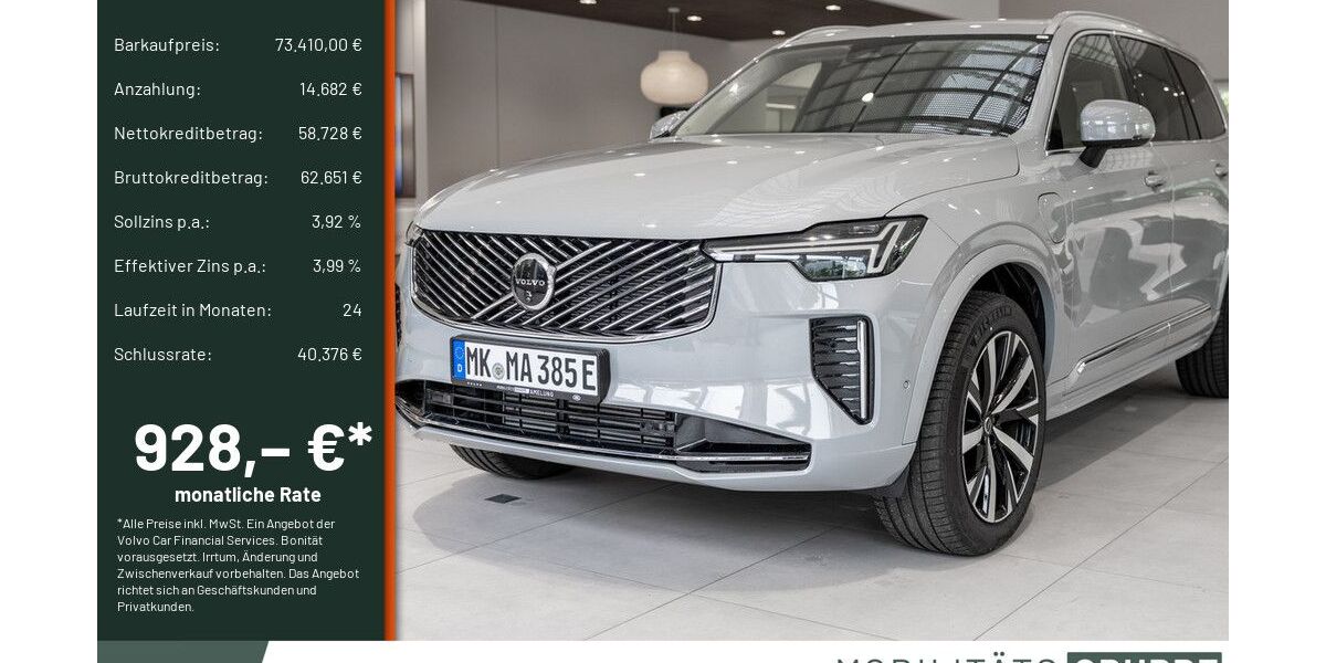 Volvo XC90 6.990 km 73.410 &euro; Lüdenscheid 58507