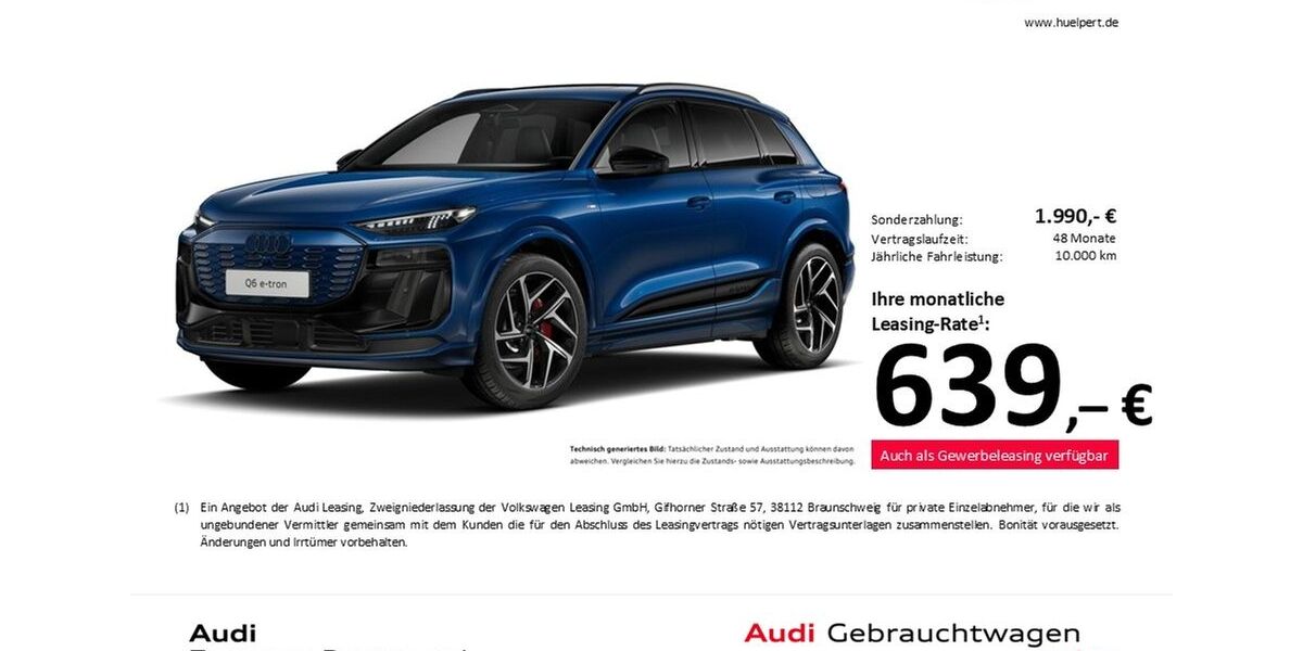 Audi Q6 e-tron 14.393 km 71.725 &euro; Dortmund 44143