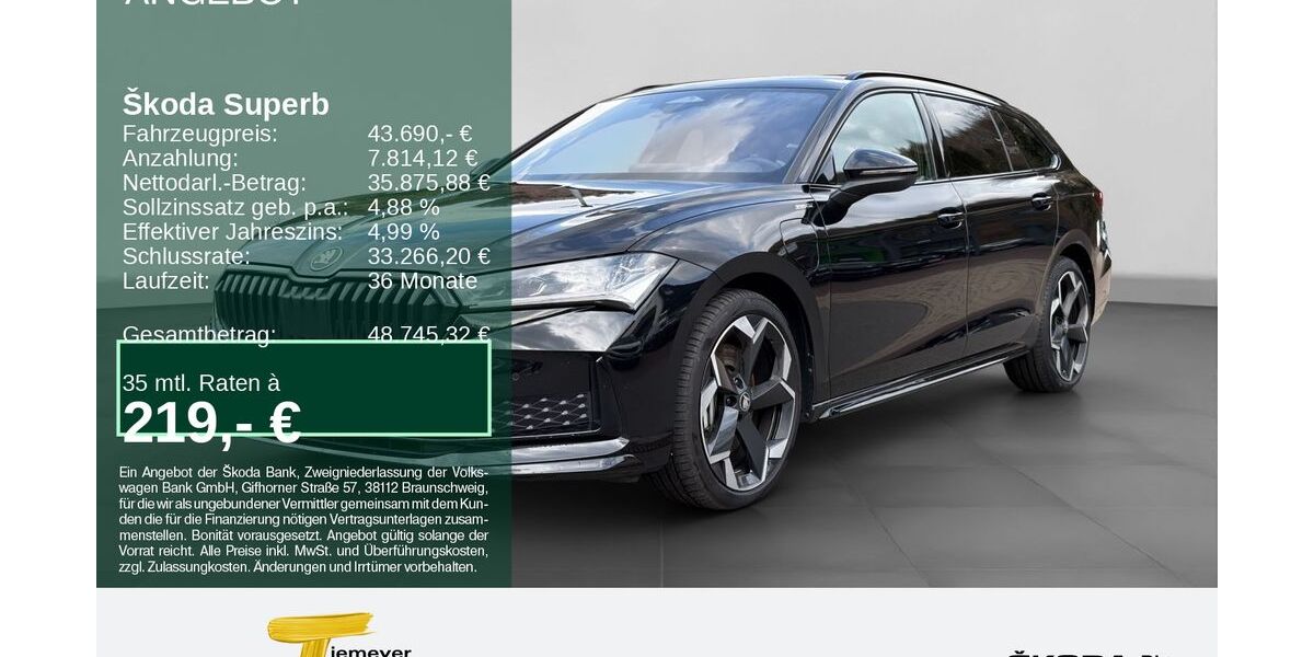 Skoda Superb 23.000 km 43.690 &euro; Werdohl 58791