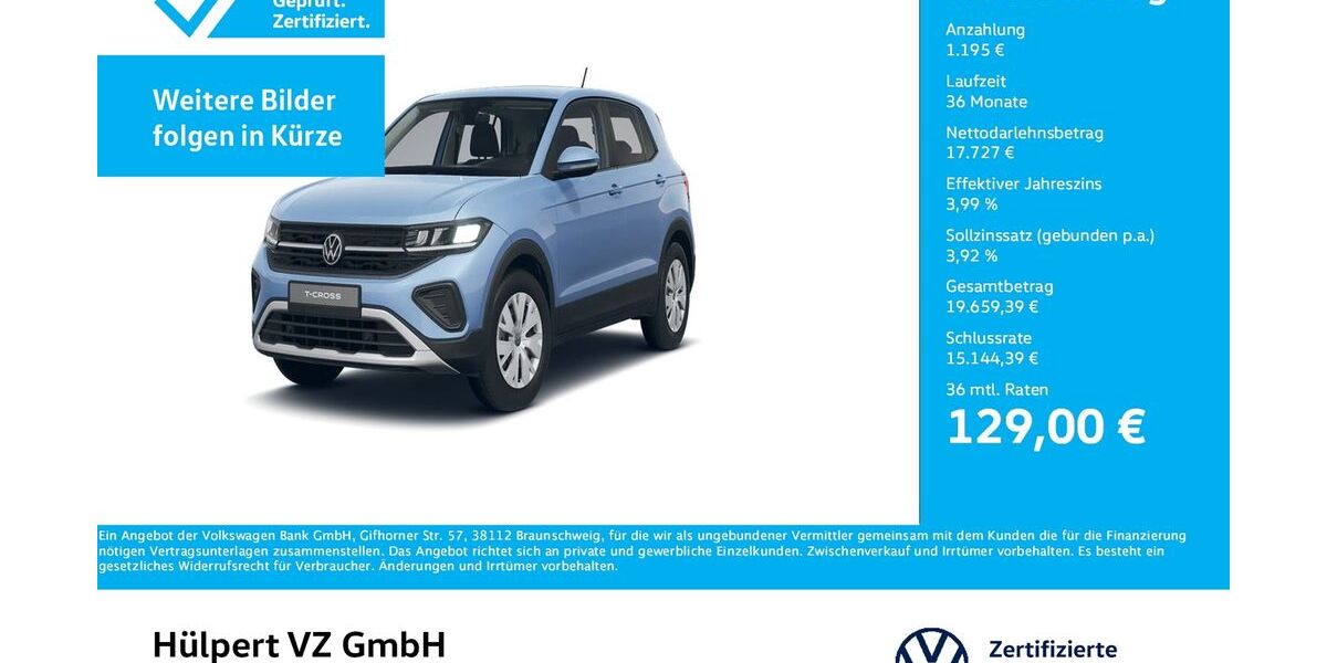 VW T-Cross 11.128 km 18.922 &euro; Unna 59423