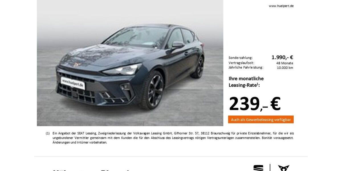 Cupra Leon 7.577 km 31.325 &euro; Dortmund 44269