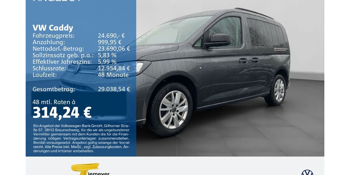 VW Caddy 80.619 km 22.920 &euro; Bochum 44892