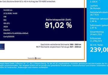 VW ID.3 54.022 km 20.801 &euro; Dortmund 44379