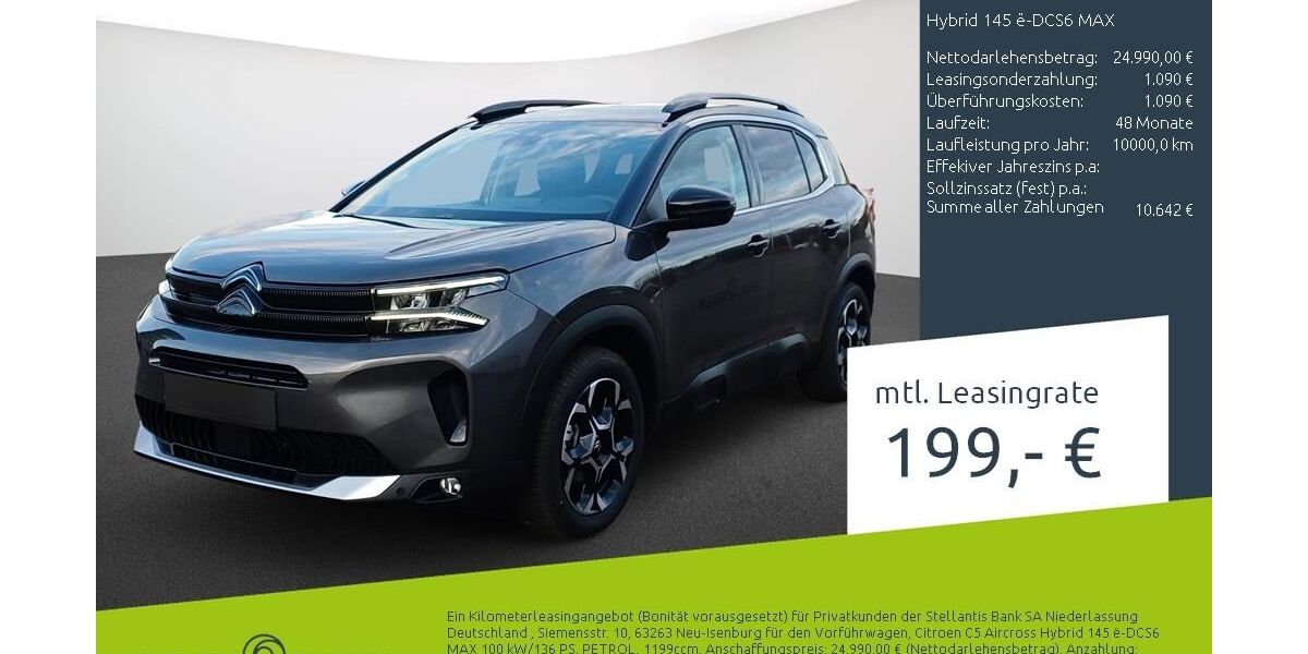 Citroen C5 Aircross 9.333 km 24.989 &euro; Dortmund 44263