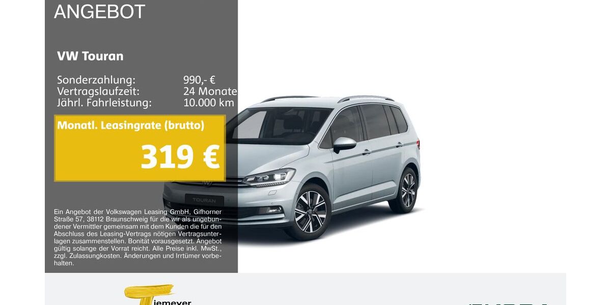 VW Touran 12.308 km 39.220 &euro; Remscheid 42857