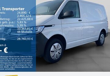 VW T6 Transporter 71.595 km 24.420 &euro; Bochum 44892