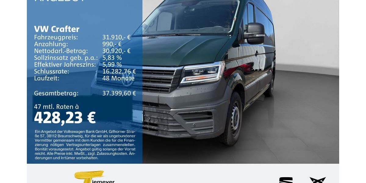 VW Crafter 9.189 km 31.910 &euro; Lüdenscheid 58513