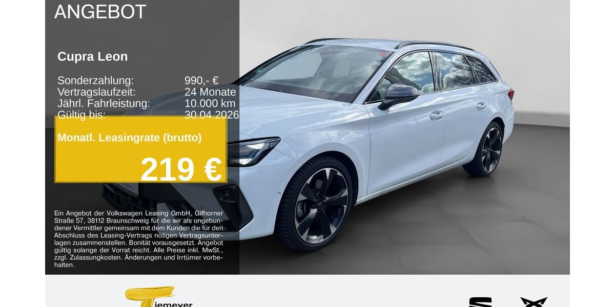 Cupra Leon 27.055 km 30.980 &euro; Lüdenscheid 58513