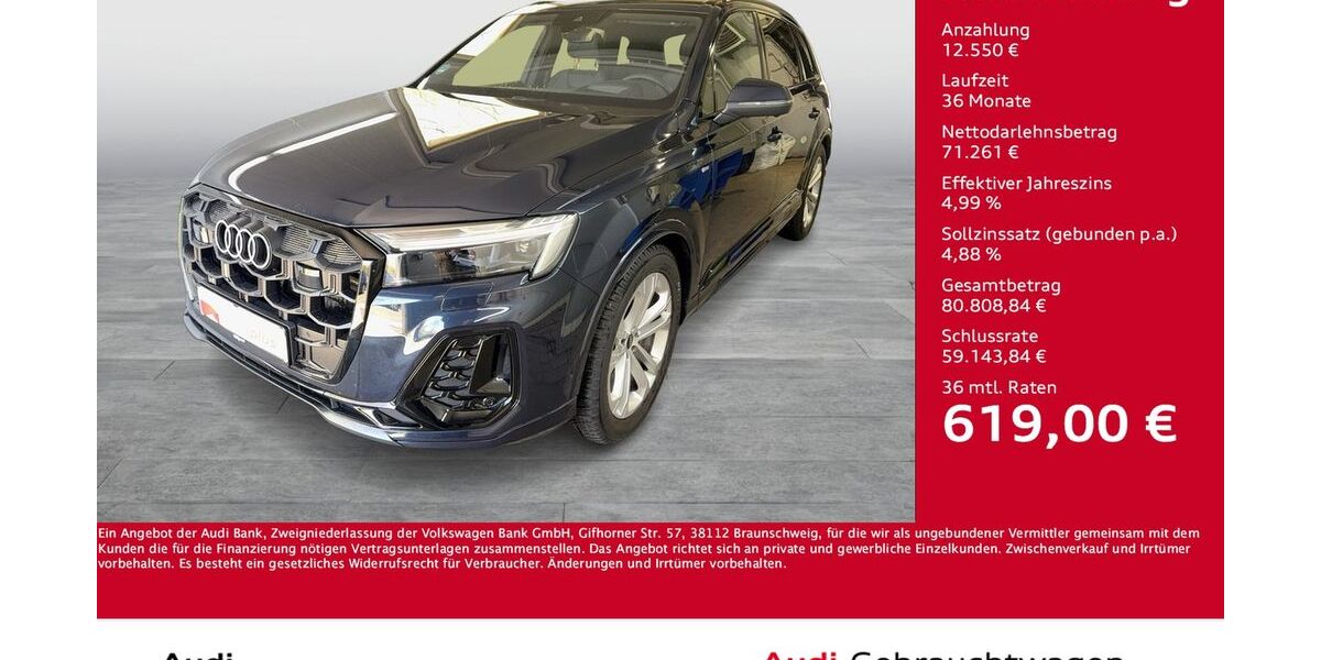 Audi Q7 8.652 km 83.811 &euro; Dortmund 44143