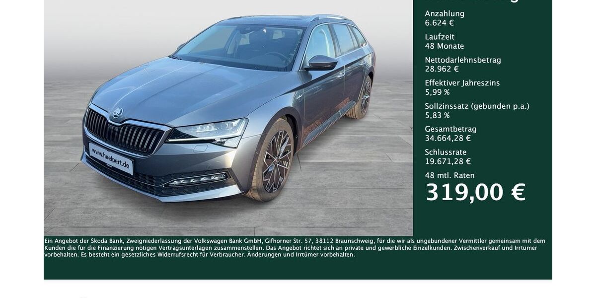 Skoda Superb 38.924 km 35.439 &euro; Dortmund 44309